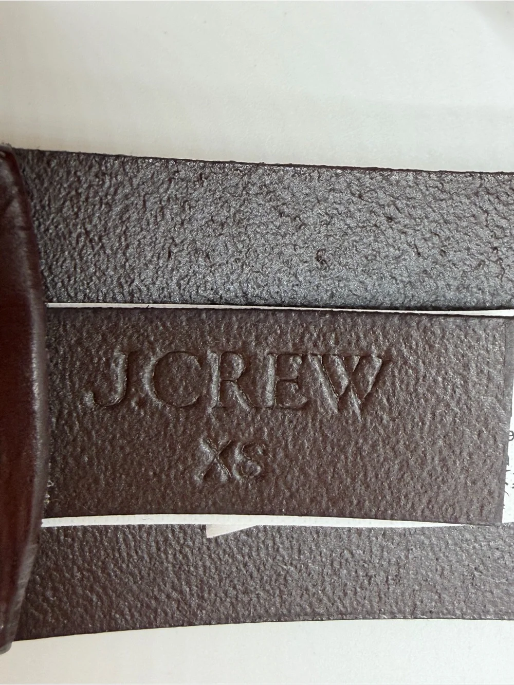 J. Crew Women's Grommet Belt in Italian Leather Brown Size XS/Extra Small